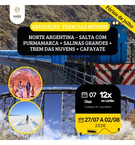 EXPEDIÇÃO NORTE ARGENTINA COM TREM DAS NUVENS 