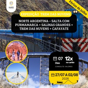 EXPEDIÇÃO NORTE ARGENTINA COM TREM DAS NUVENS 